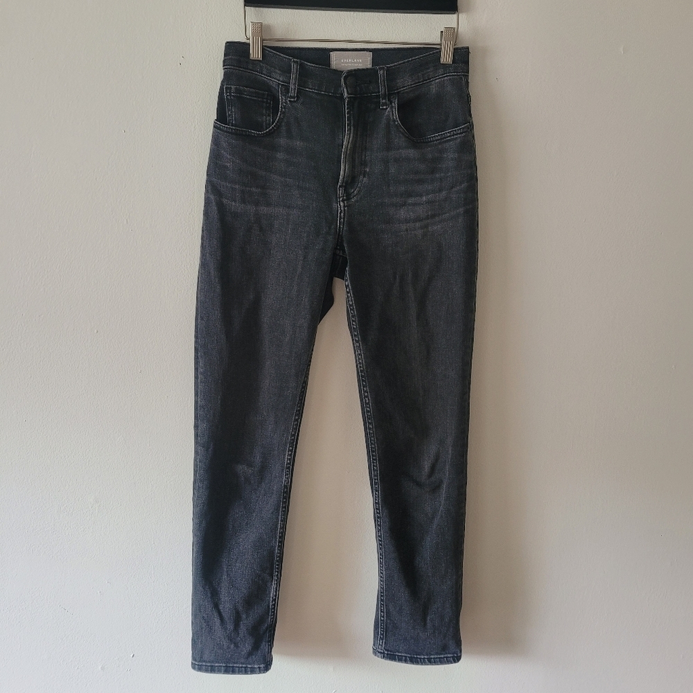 Everlane The High Rise Straight Jean‎ Size 26 Black